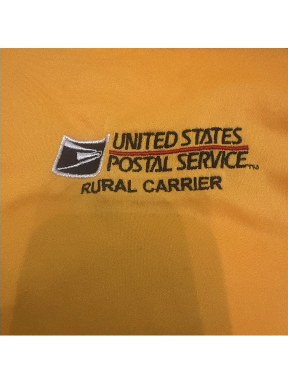 USPS Rural Carrier Short Sleeve Performance Tee in Yellow - Picture 2 of 3